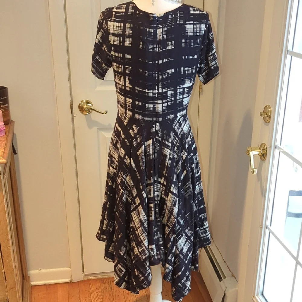 Corey Lynn Calter Black and White Asymmetrical Dress - Picture 6 of 10